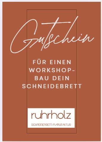 Gutscheine für Workshops - ruhrholz